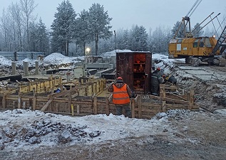 В поселке Талаги продолжается строительство социального дома